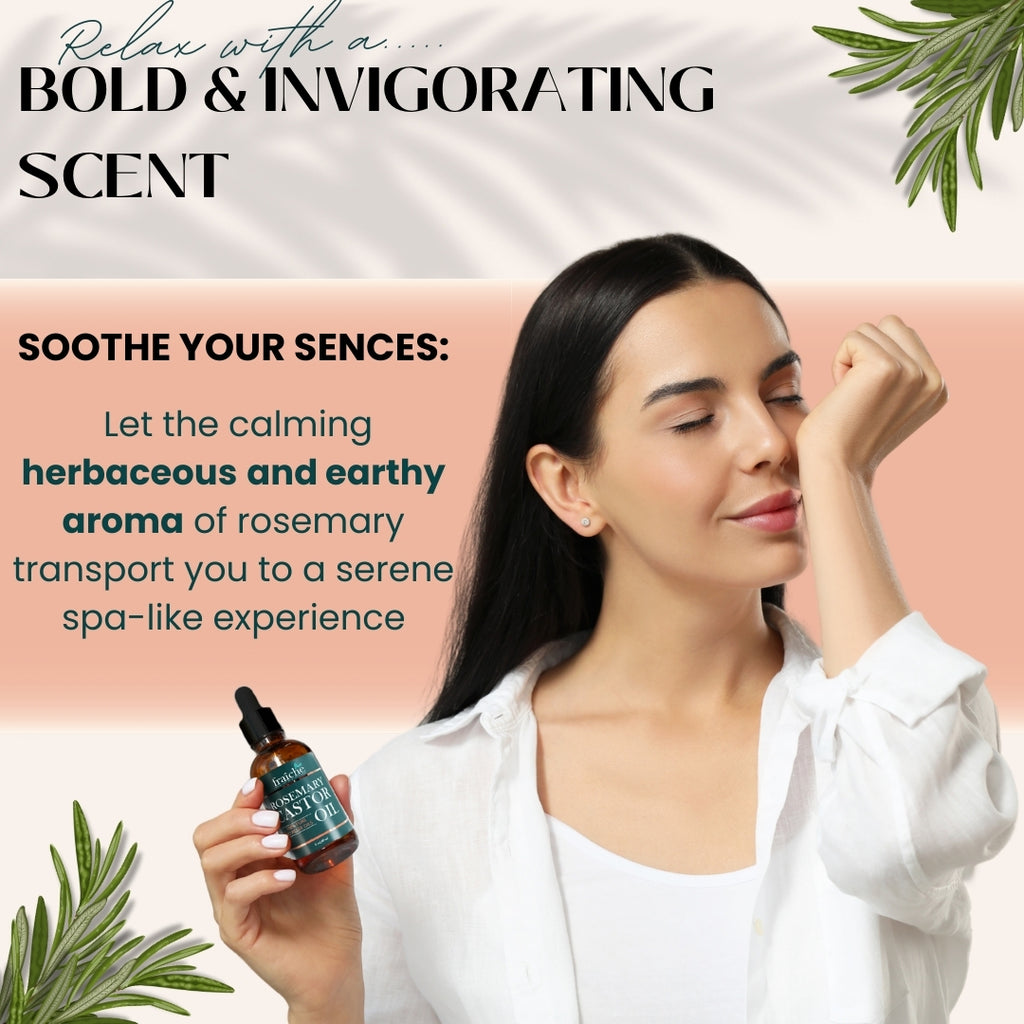 Live Fraiche Rosemary Castor Oil Hair Serum