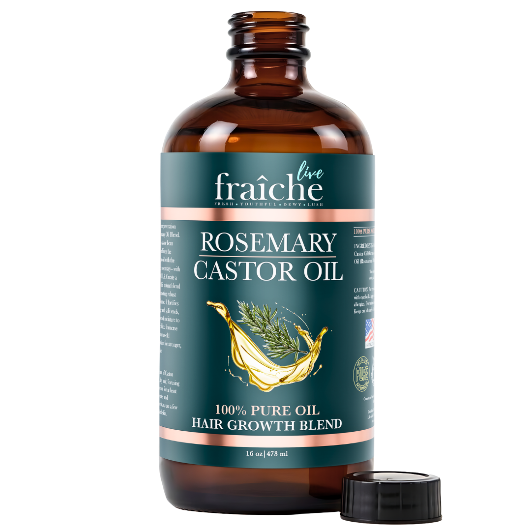 Rosemary Castor Scalp Detox & Growth Oil (4oz)