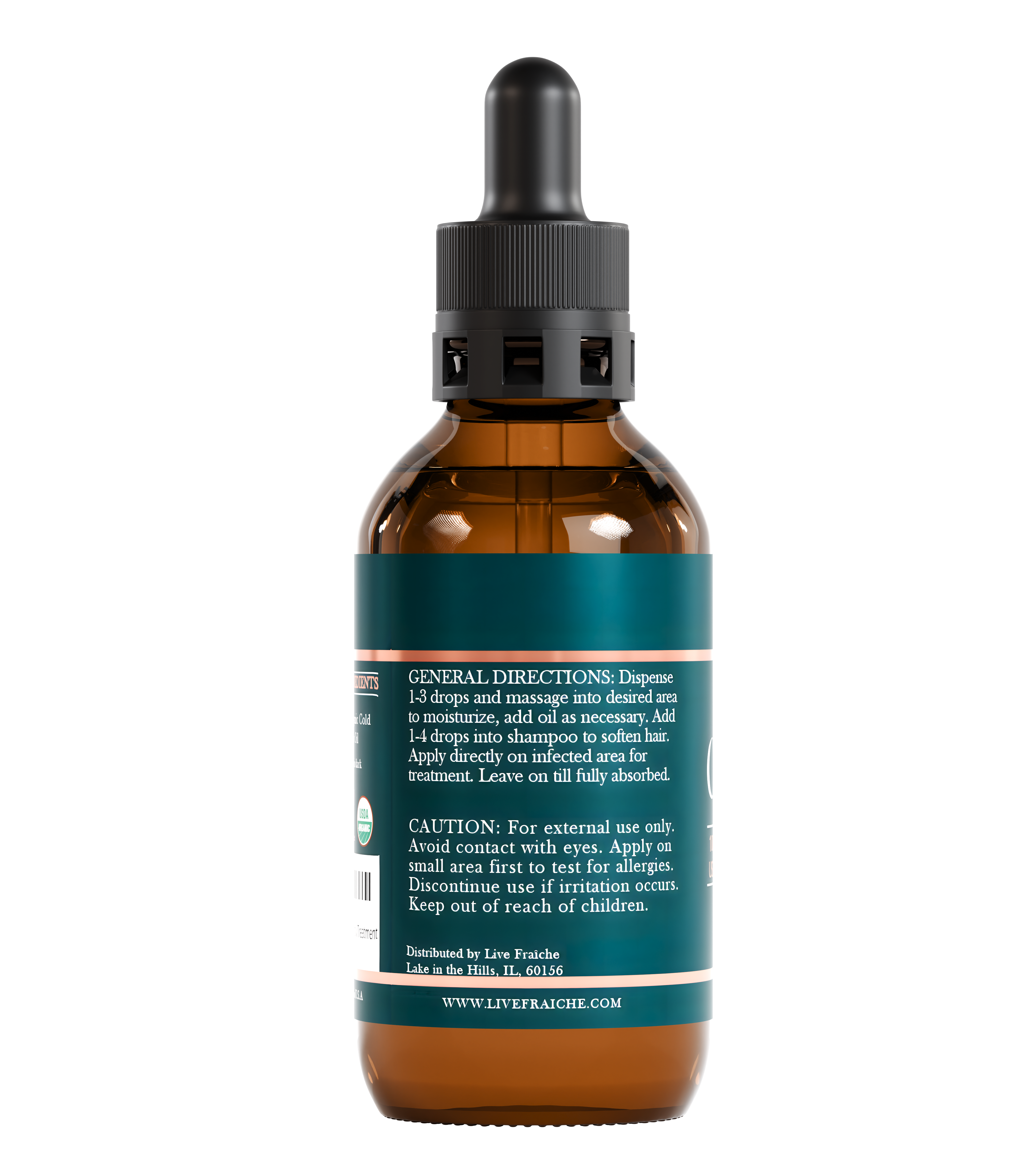 Organic Castor Oil Lash & Brow Serum + Bottle (2oz)