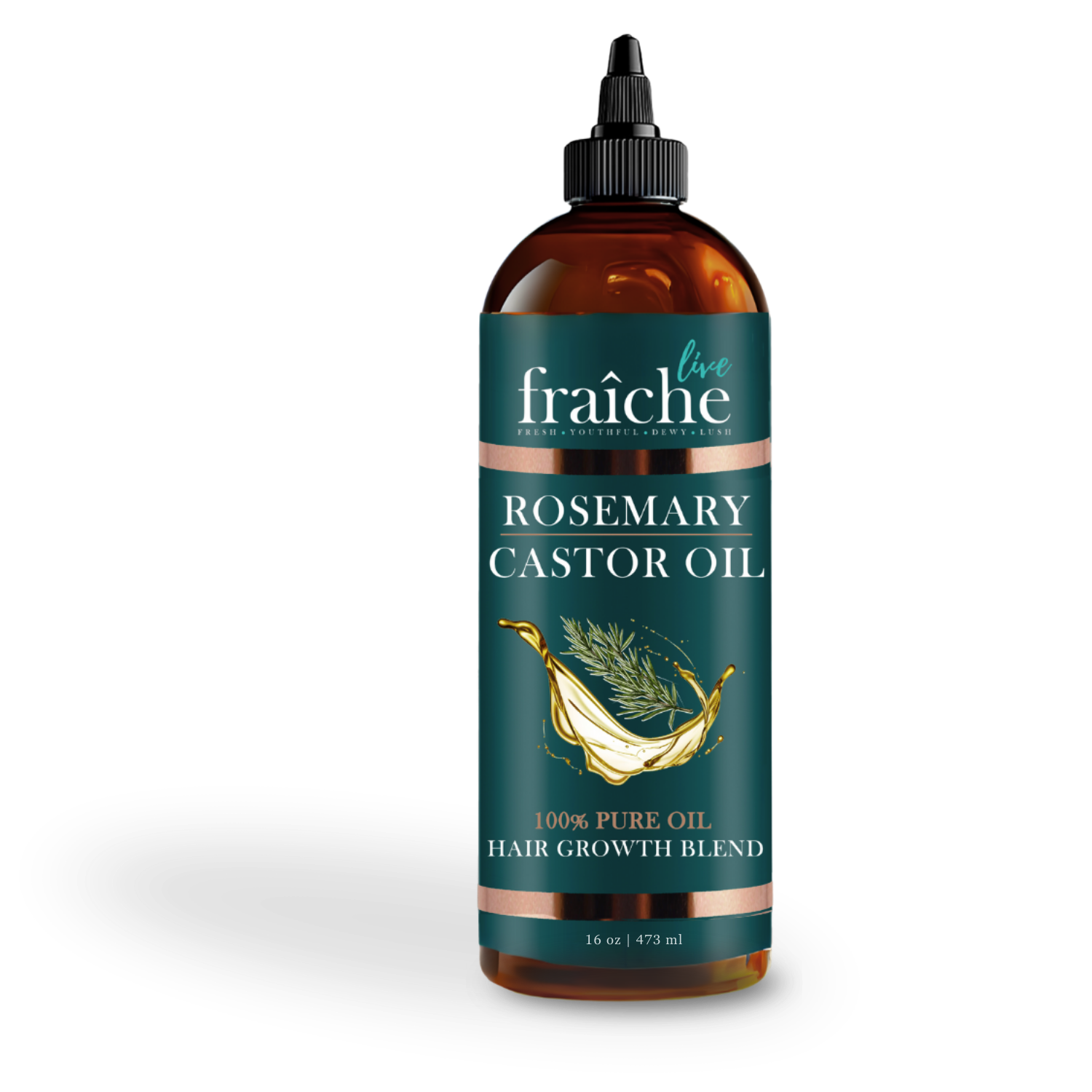 Rosemary Castor Scalp Detox & Growth Oil (4oz)